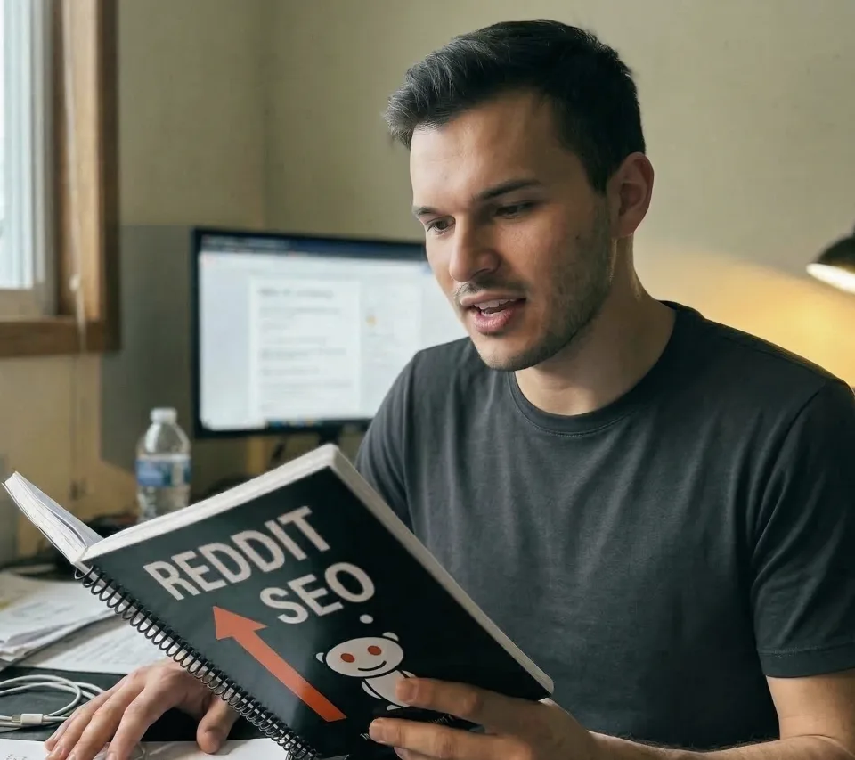 Stewart Kaplan reading the Reddit SEO Blueprint